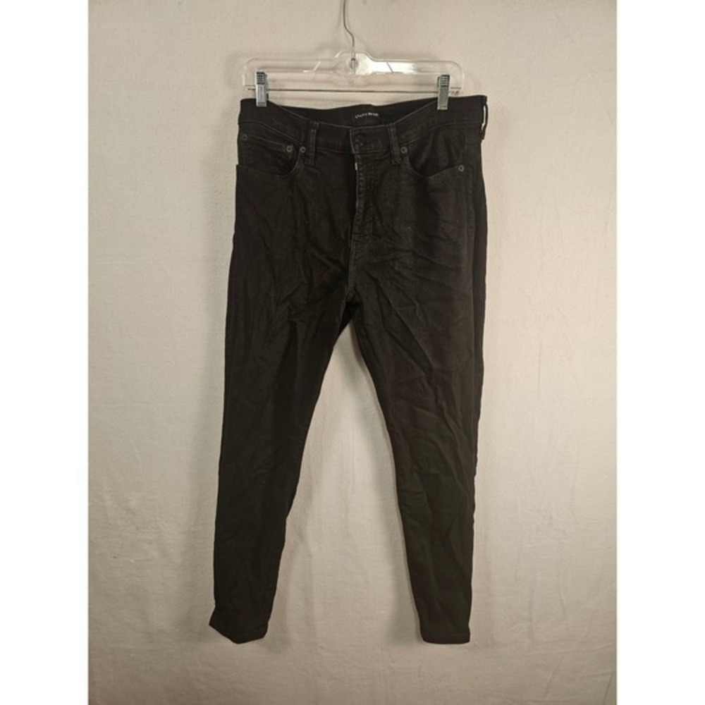 Lucky Brand Bridgette High Rise Skinny Black Denim Jeans Womens Size 14 #1557